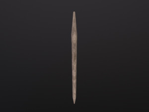 Toothpick Model 3D