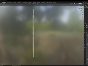 Toothpick Model 3D