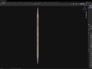 Toothpick Model 3D