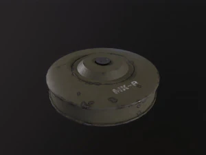 反坦克地雷 3D 模型