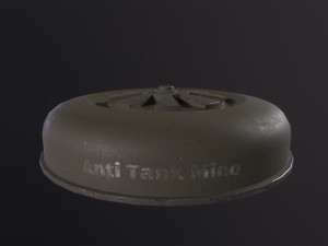 Anti Tank Mine Model 3D