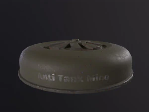 Anti Tank Mine 3D Model