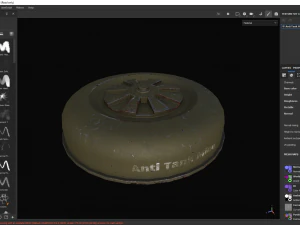 Anti Tank Mine 3D Model
