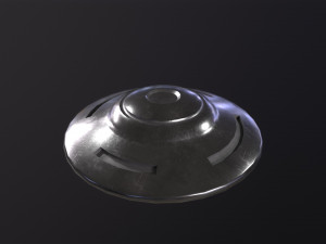 UFO Spaceship Model 3D