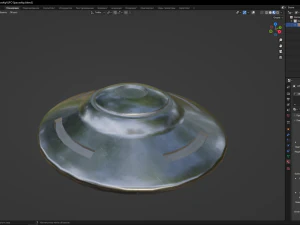 UFO Spaceship 3D Model