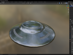UFO Spaceship Model 3D