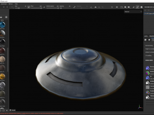 UFO Spaceship Model 3D