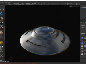 UFO Spaceship 3D Model