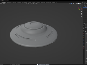 UFO Spaceship Model 3D