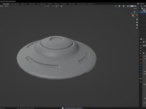 UFO Spaceship 3D Model