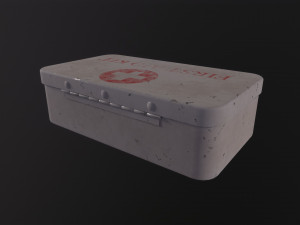 Vintage First Aid Kit 3D Модель