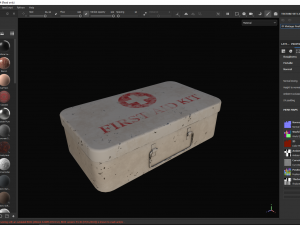 Vintage First Aid Kit 3D Модель