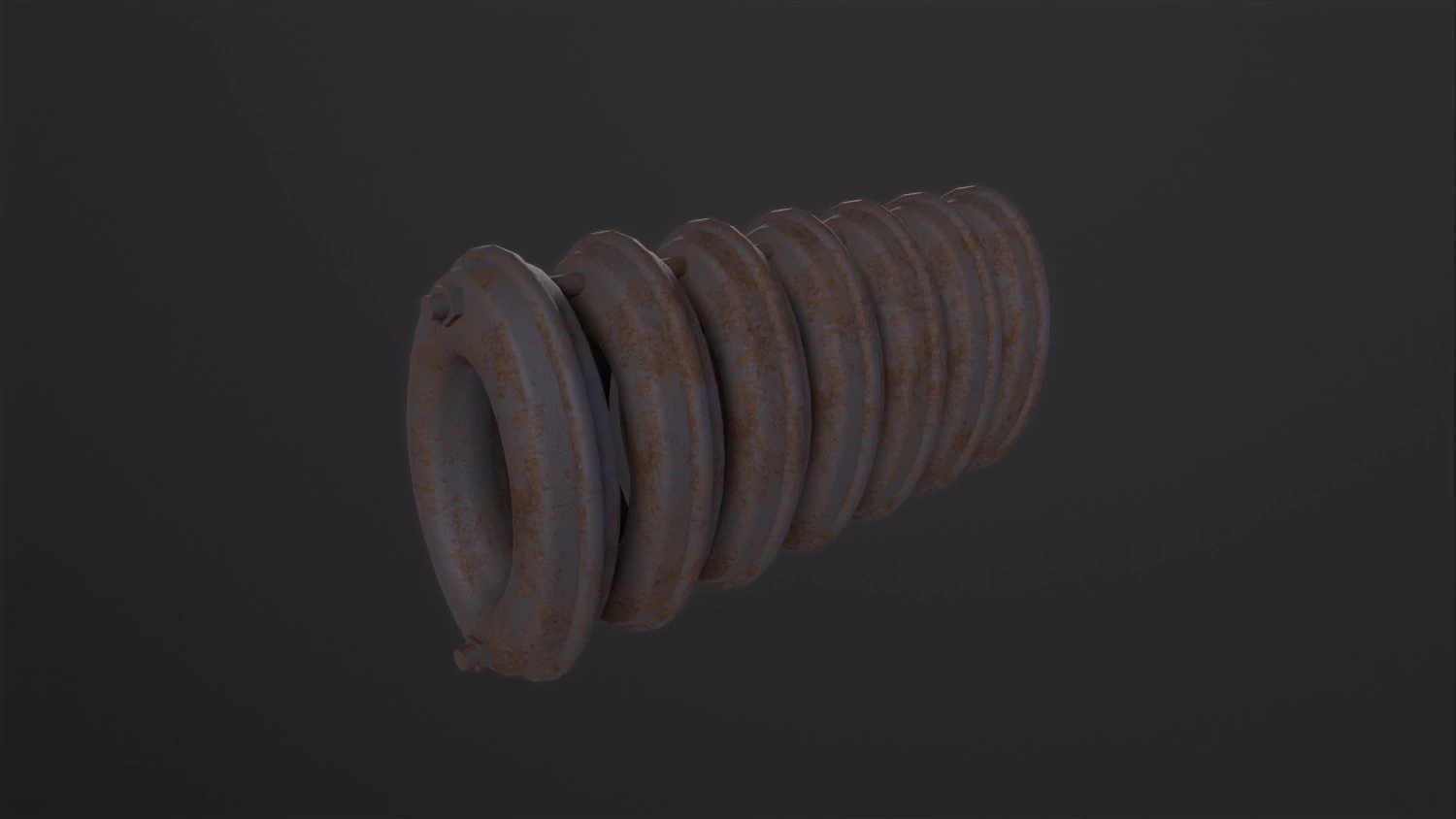Old heating radiator 3D Model .c4d .max .obj .3ds .fbx .stl .blend 