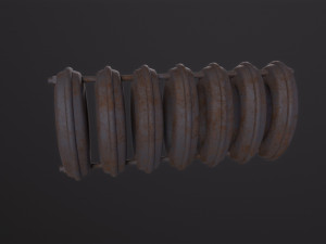 Old heating radiator 3D-Modell