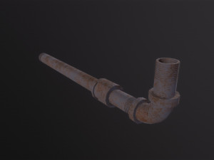 Metal Pipe Weapon 3D 模型