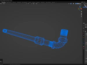 Metal Pipe Weapon 3D Model