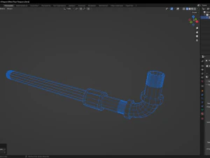 Metal Pipe Weapon 3D Model