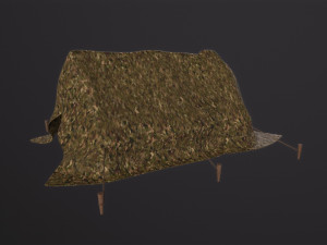 Camp Tent Military 3D 모델