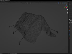Camp Tent Military 3D Model