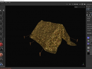 Camp Tent Military 3D 모델