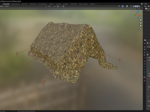 Camp Tent Military 3D 모델
