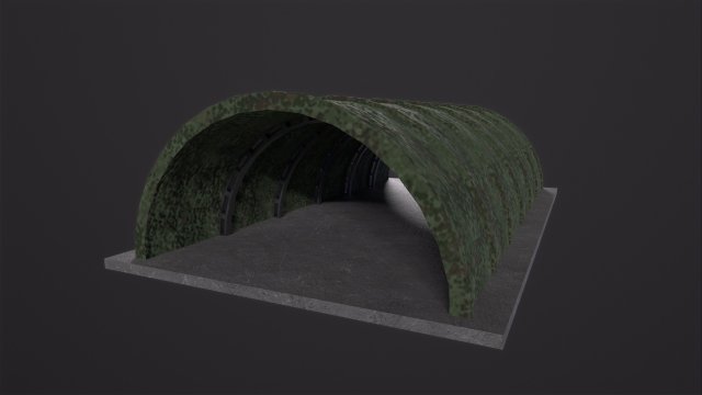 Hangar 3D 模型 .c4d .max .obj .3ds .fbx .stl .blend 