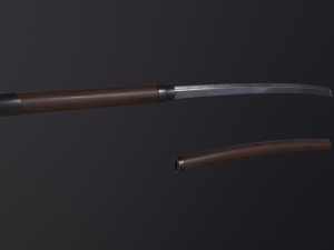 Ninja sword 3D Model