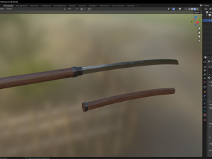 Ninja sword 3D 模型