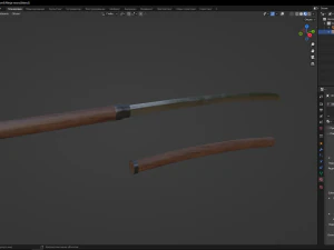 Ninja sword 3D Model