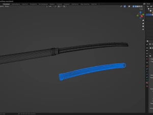 Ninja sword 3D Model