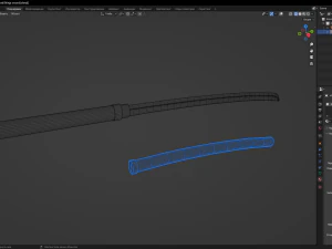 Ninja sword 3D Model