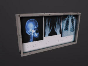 XRay Light Box 3D Model