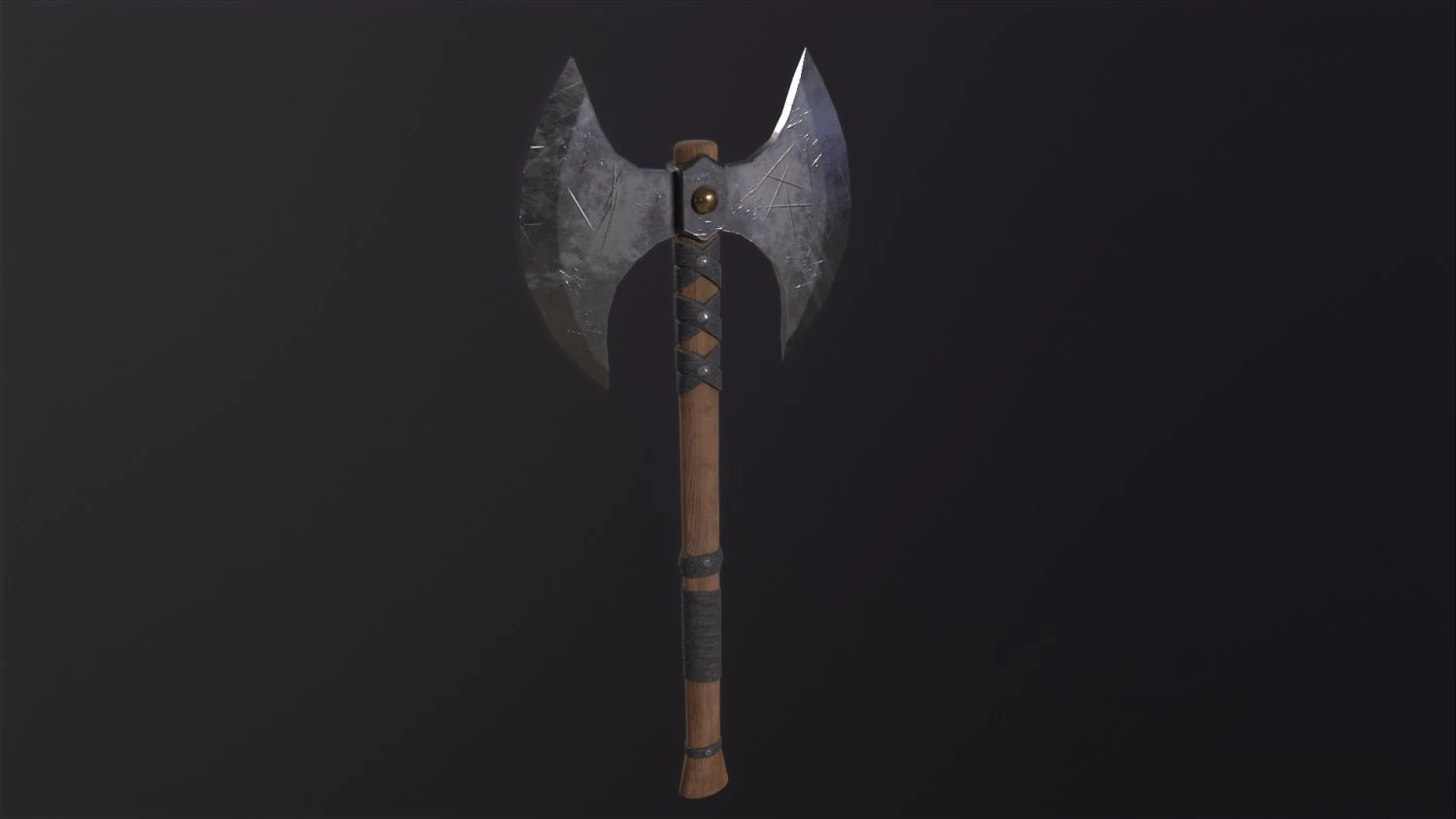 Celtic Axe 3D Model .c4d .max .obj .3ds .fbx .stl .blend 