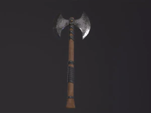 Celtic Axe 3D Model