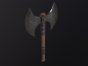 Celtic Axe 3D Model