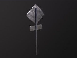 Danger Sign 3D Model