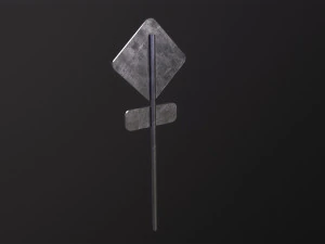 Danger Sign 3D Model