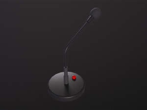 Conference Microphon 3D Model