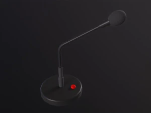 Conference Microphon 3D Model