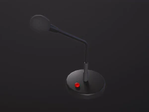 Conference Microphon 3D Model