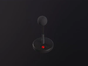 Conference Microphon 3D Model