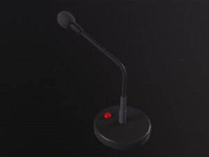 Conference Microphon 3D 模型
