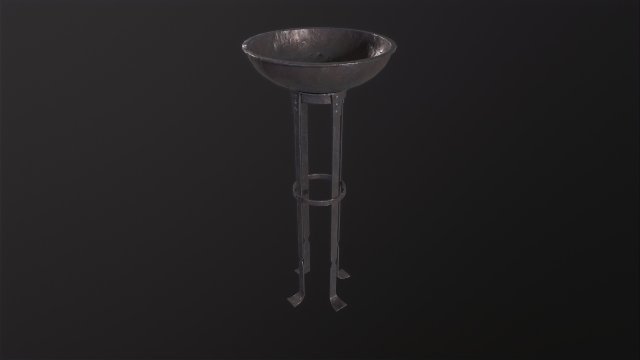 Brazier Modelo 3D .c4d .max .obj .3ds .fbx .stl .blend 