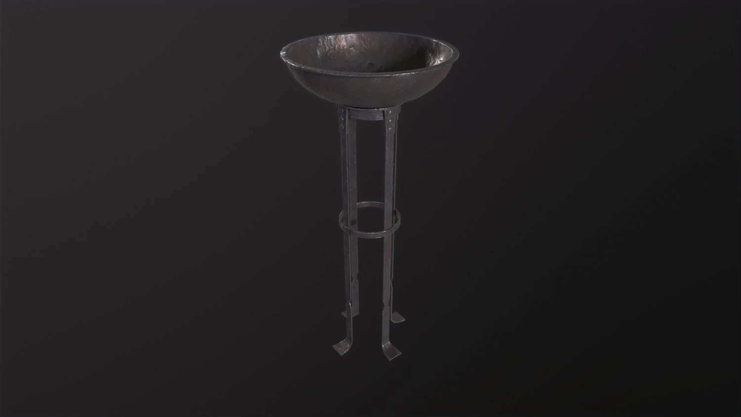 Brazier 3D Model .c4d .max .obj .3ds .fbx .stl .blend 