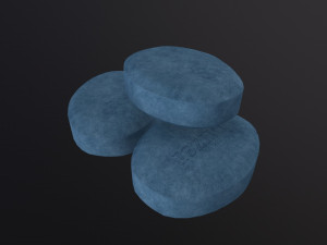 Pills Viagra Model 3D