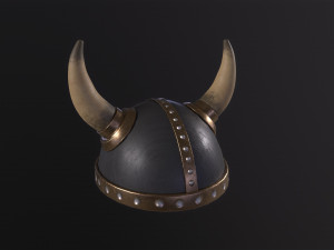 Viking Helmet Modello 3D