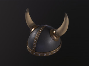 Viking Helmet Modello 3D