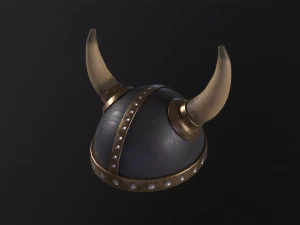 Viking Helmet 3D Model