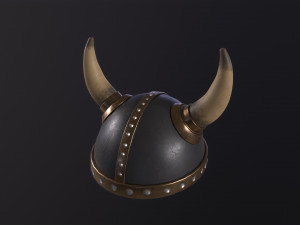 Viking Helmet Modello 3D