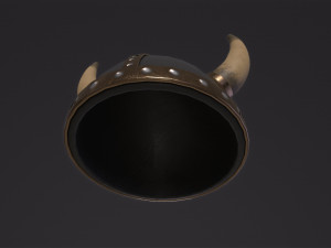 Viking Helmet Modello 3D